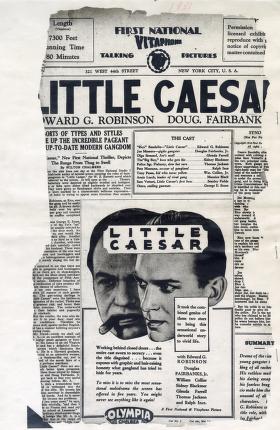 Pressbook for Little Caesar  (1931)