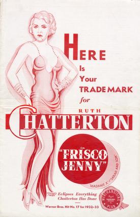 Pressbook for Frisco Jenny  (1932)